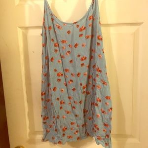 Floral Spaghetti Strap Mini Dress